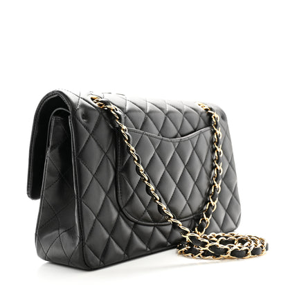 Chanel Lambskin Quilted Medium Double Flap Black 3 of 11