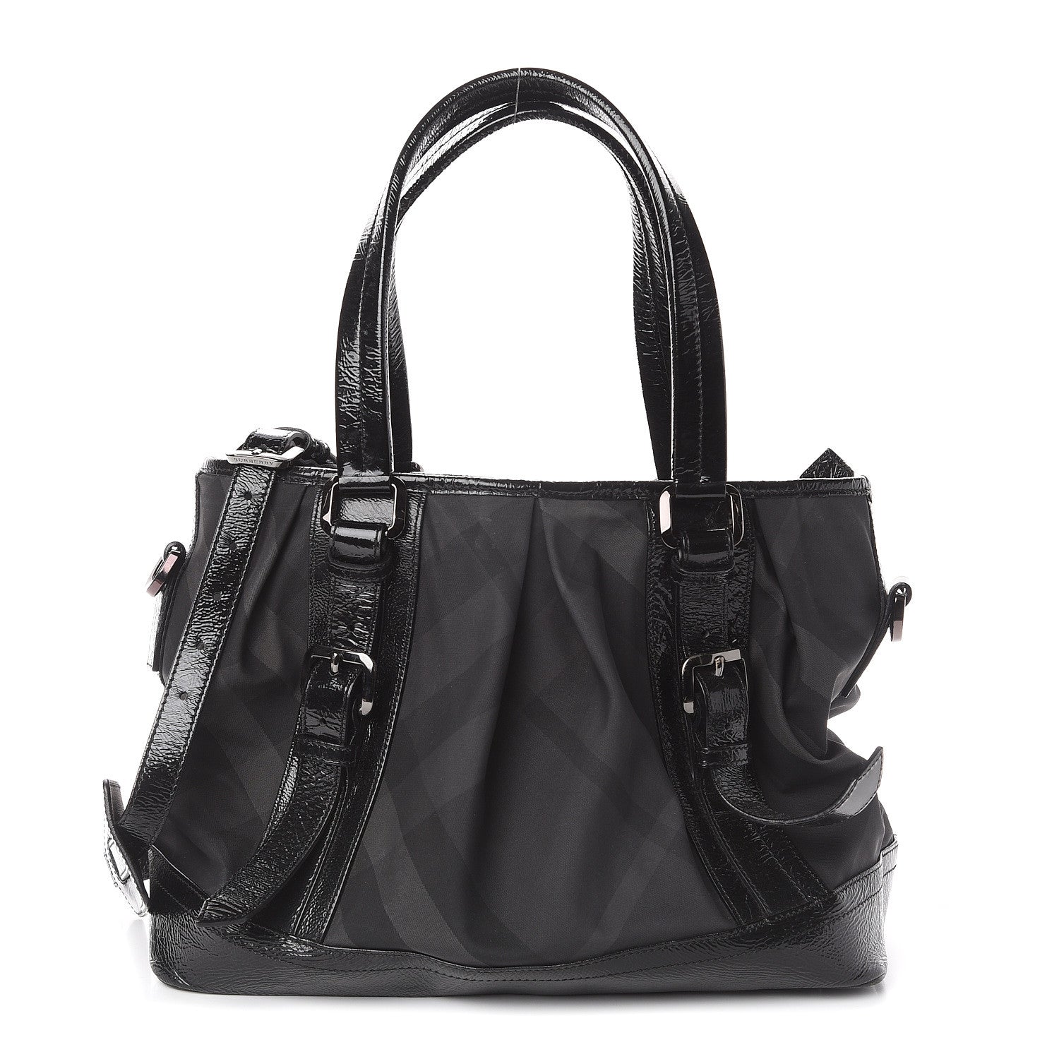 Burberry Nylon Beat Check Lowry Black 1 of 8