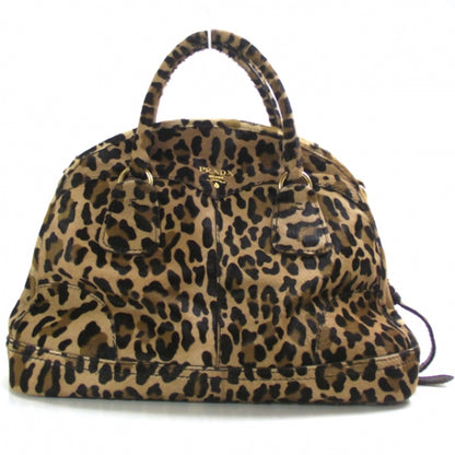 Prada Calf Hair Leopard Print Bauletto 1 of 10