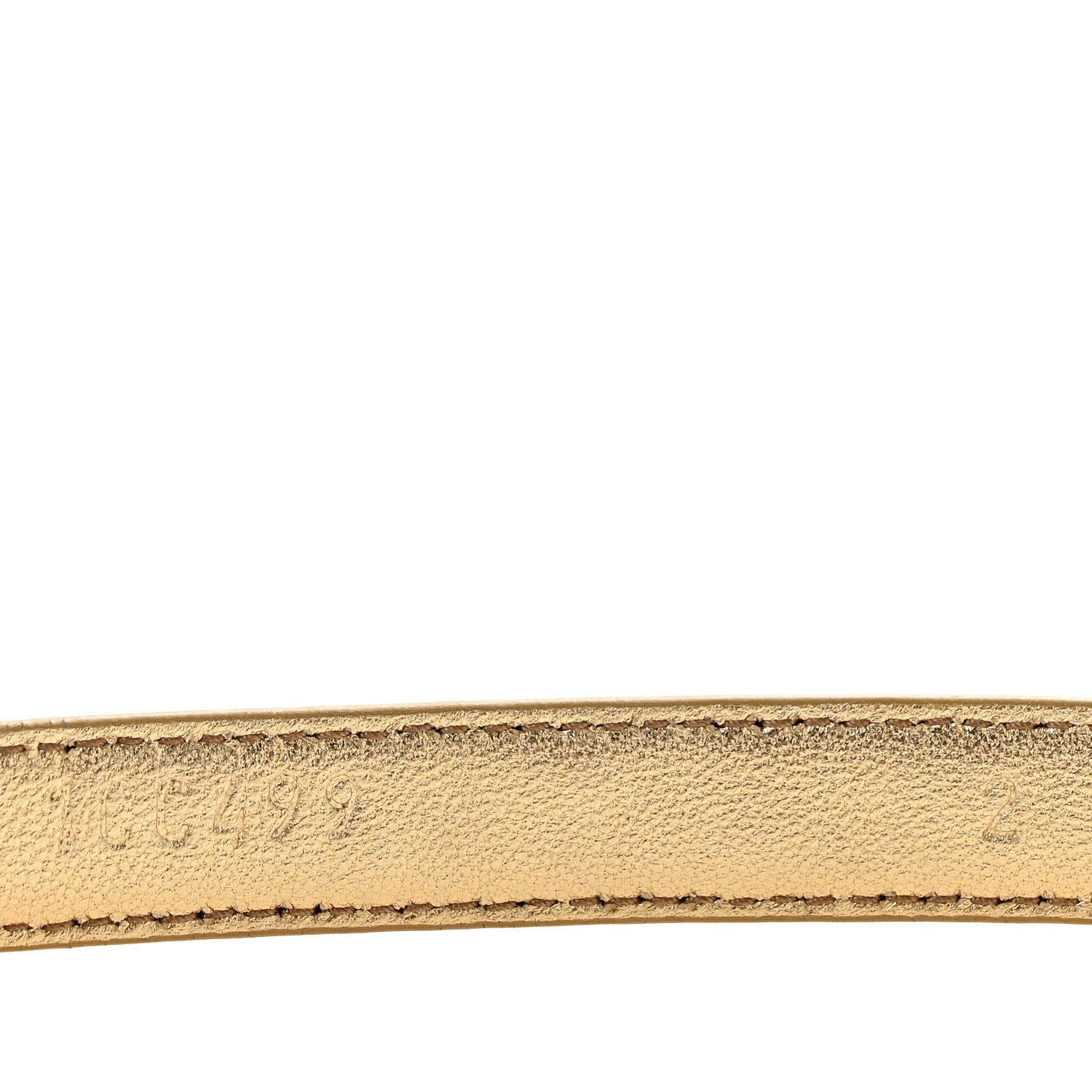 Prada Spazzolato Borchie Triangle Belt 85/34 Platino 6 of 8