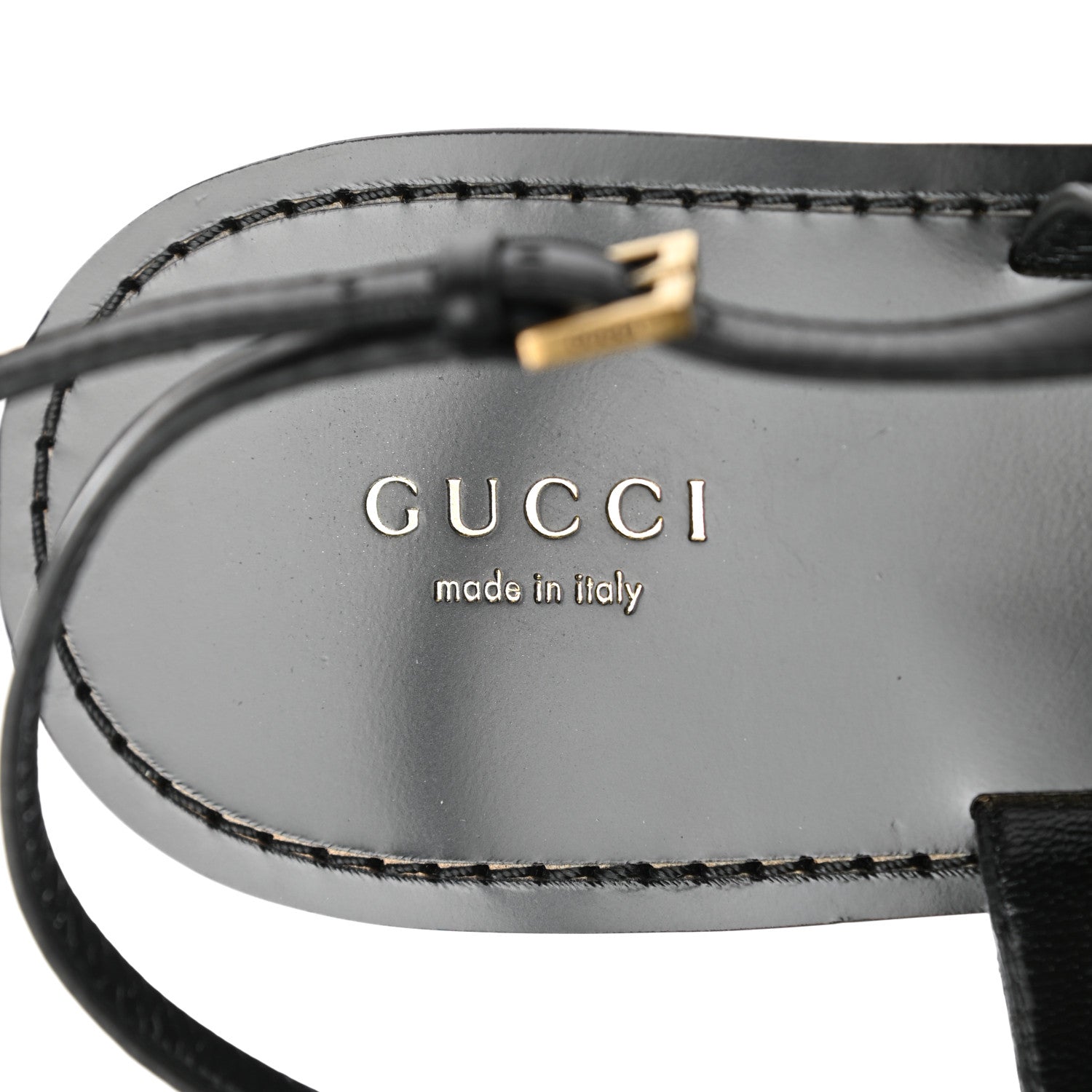 Gucci Nylon Web Lifford Jakarta Sandals 39 Black 7 of 7