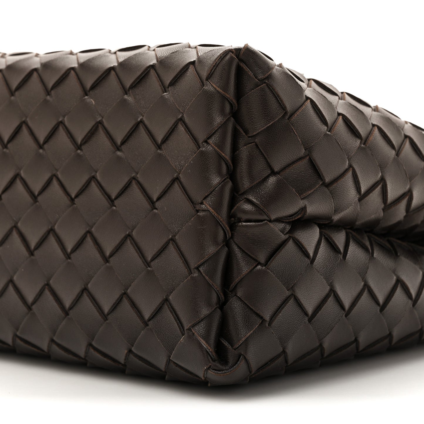 Nappa Intrecciato Medium Andiamo Shoulder Bag Fondant