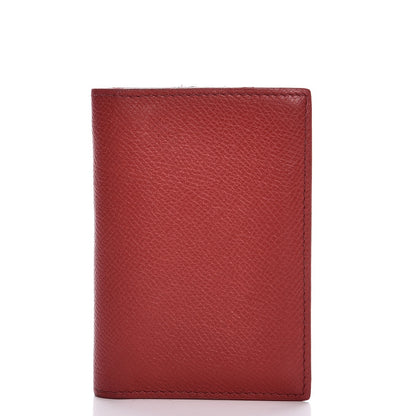 Hermes Epsom Card Case Rouge Vif 1 of 11