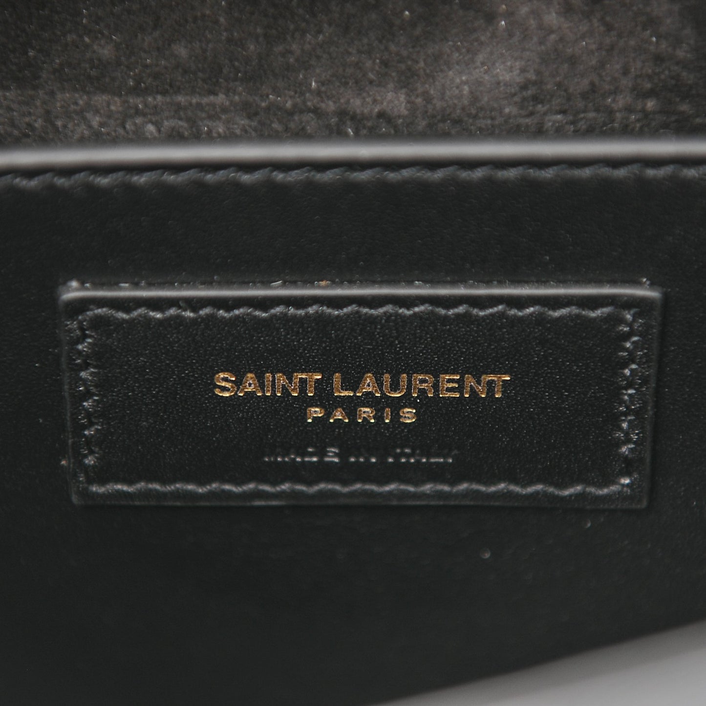Smooth Calfskin Medium Classic Monogram Kate Tassel Satchel Black