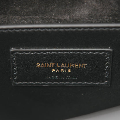 Saint Laurent Smooth Calfskin Medium Classic Monogram Kate Tassel Satchel Black 7 of 8