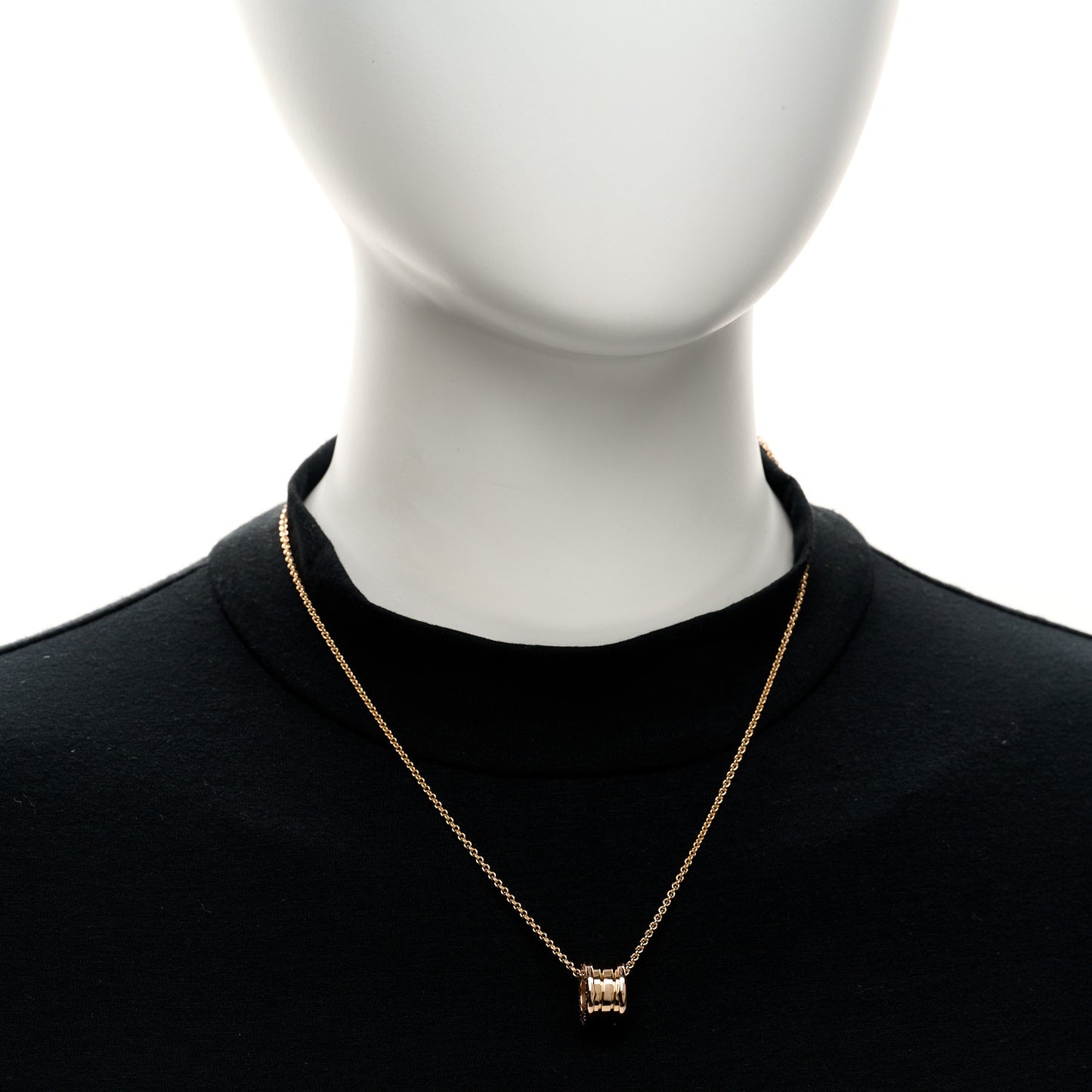 18K Rose Gold B.Zero1 Pendant Necklace