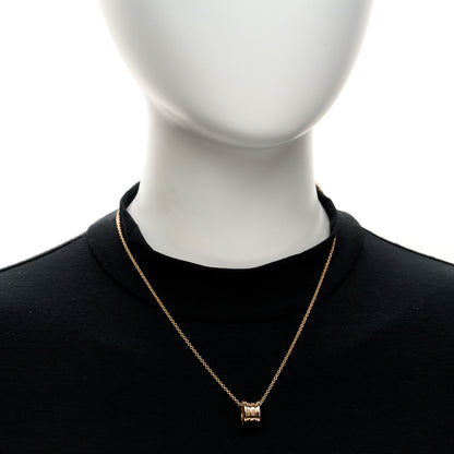 Bulgari 18K Rose Gold B.Zero1 Pendant Necklace 2 of 4