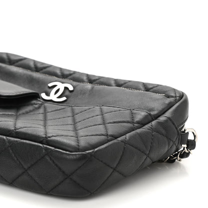 Chanel Calfskin Quilted Ultra Pocket Camera Case Black 10 of 10