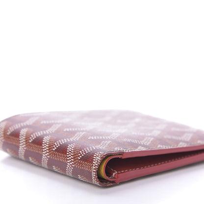 Goyard Goyardine Saint Florentin Bi-Fold Wallet Burgundy 6 of 10