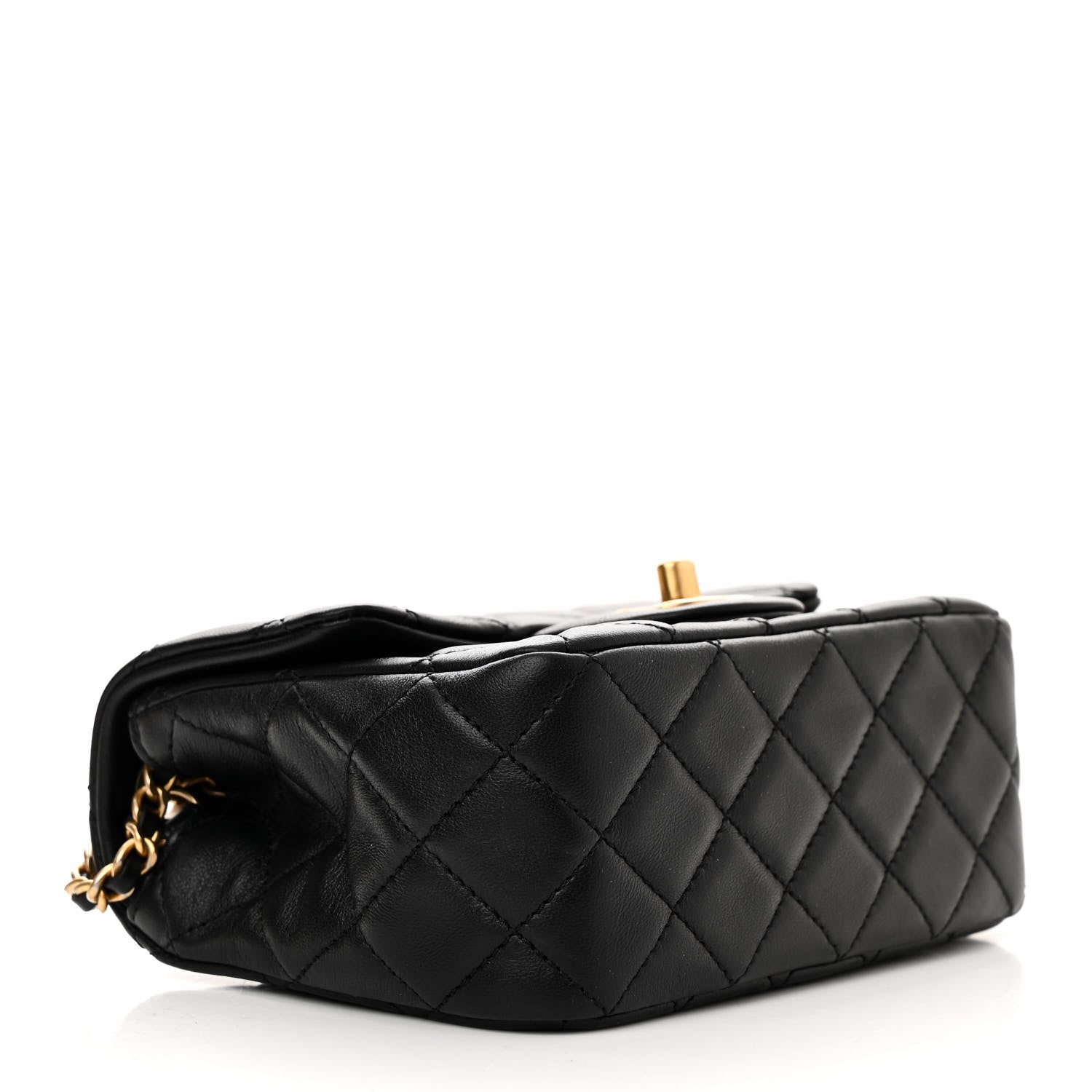 Chanel Lambskin Quilted Mini Pearl Crush Flap Black 4 of 10
