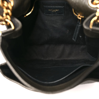Saint Laurent Grained Lambskin Monogram Medium Niki Chain Satchel Light Musk 5 of 13