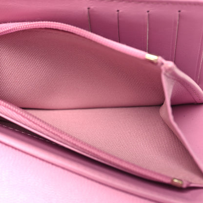 Chanel Caviar Quilted Medium Flap Wallet Lilac 7 of 11