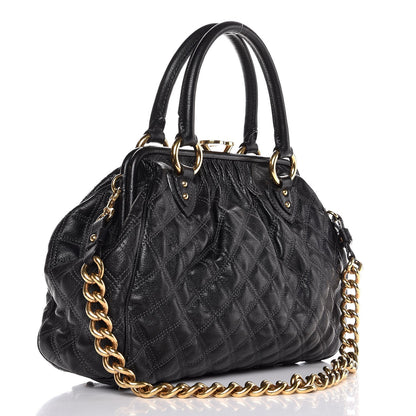 Marc Jacobs Calfskin Quilted Stam Black 3 of 10
