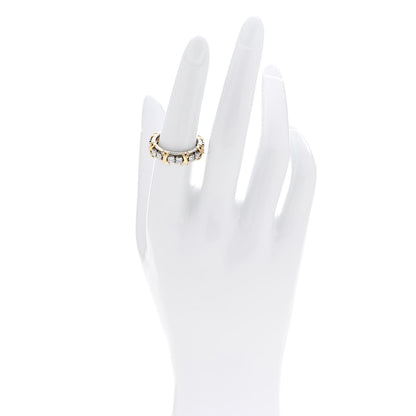 Tiffany Platinum 18K Yellow Gold Diamond Schlumberger Sixteen Stone Ring 54 7 2 of 5