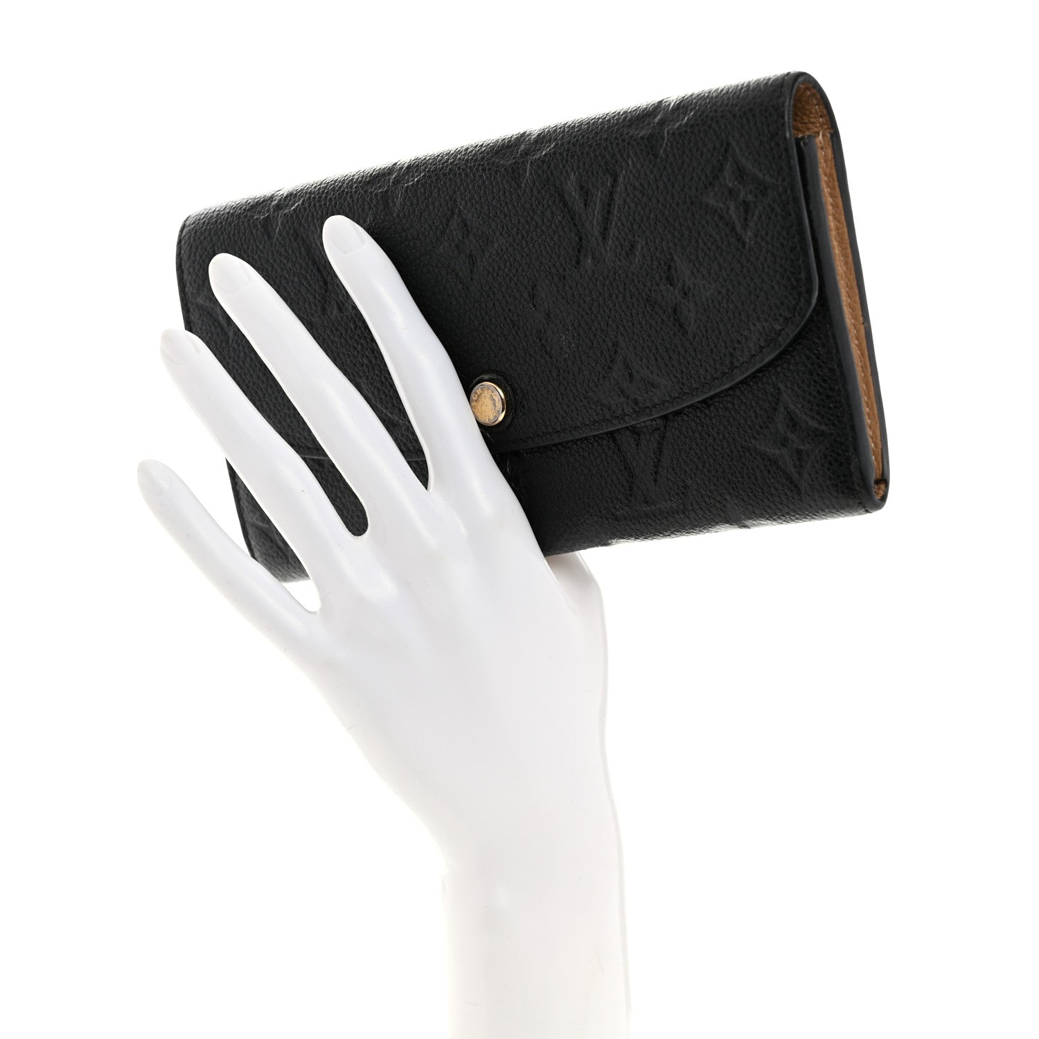 Louis Vuitton Empreinte Emilie Wallet Black Dune 2 of 8