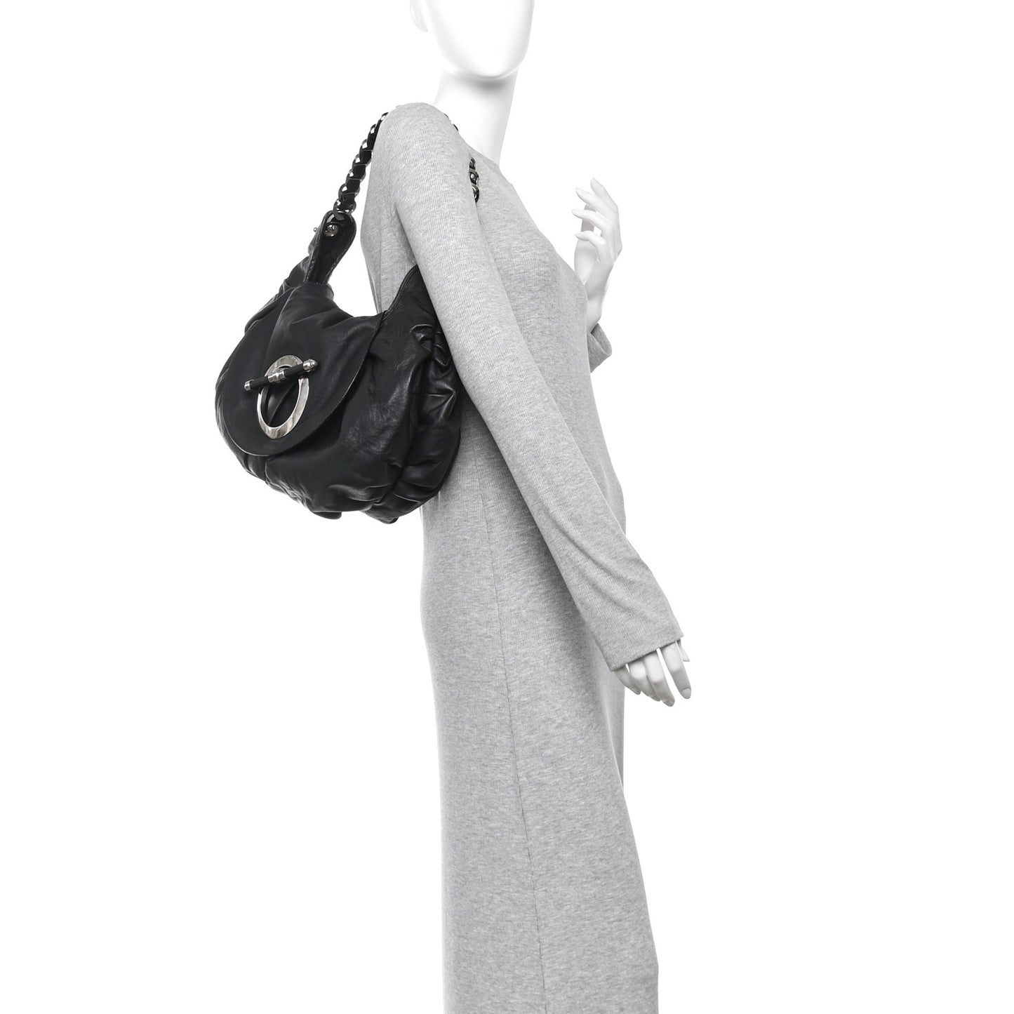 Lambskin Jazzclub Shoulder Bag Black