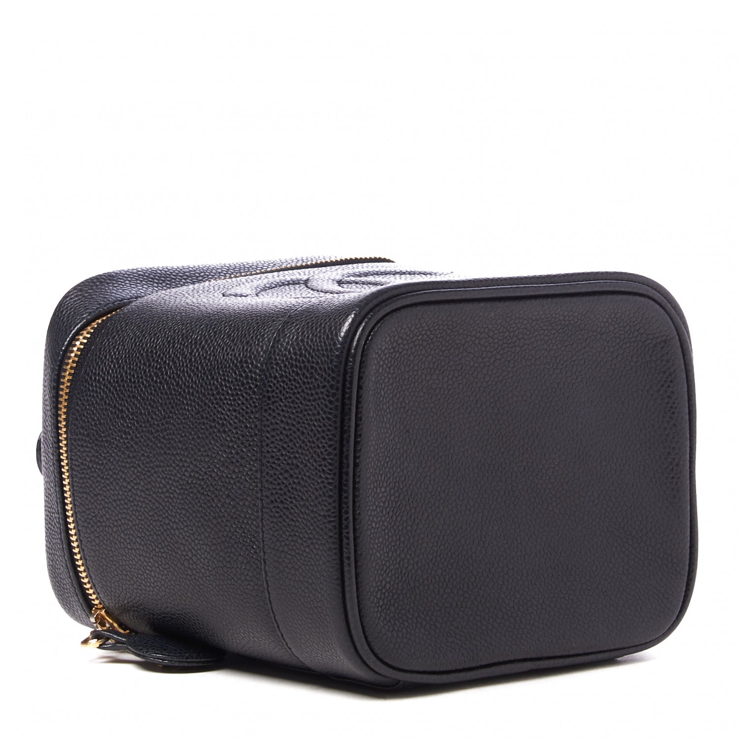 Chanel Caviar Cosmetic Vanity Bag Black 3 of 10