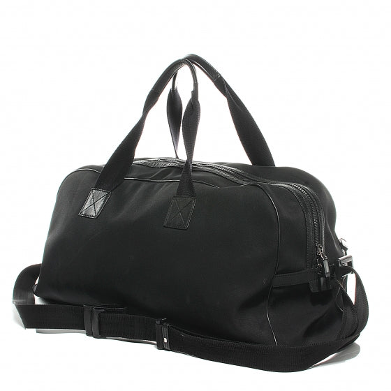 Canvas Large Parana Web Duffle Bag Black