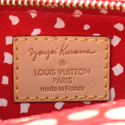 Louis Vuitton Vernis Kusama Infinity Dots Papillon 30 Red 6 of 9