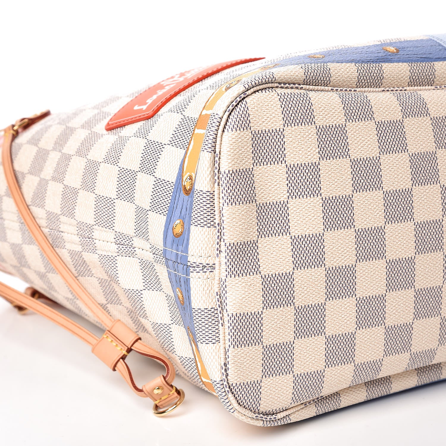 Louis Vuitton Damier Azur Summer Trunks Neo Neverfull MM 6 of 14