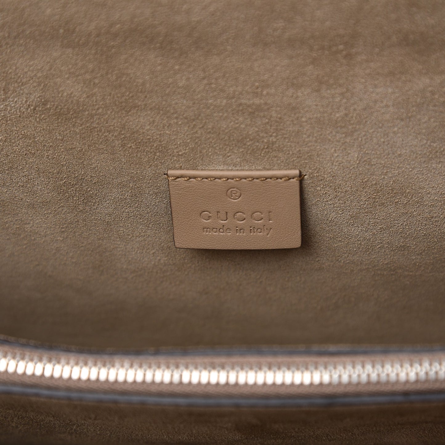 GG Supreme Monogram Small Dionysus Shoulder Bag Taupe