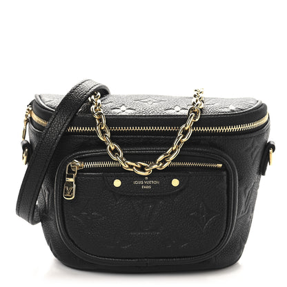 Louis Vuitton Empreinte Mini Bumbag Black 1 of 9