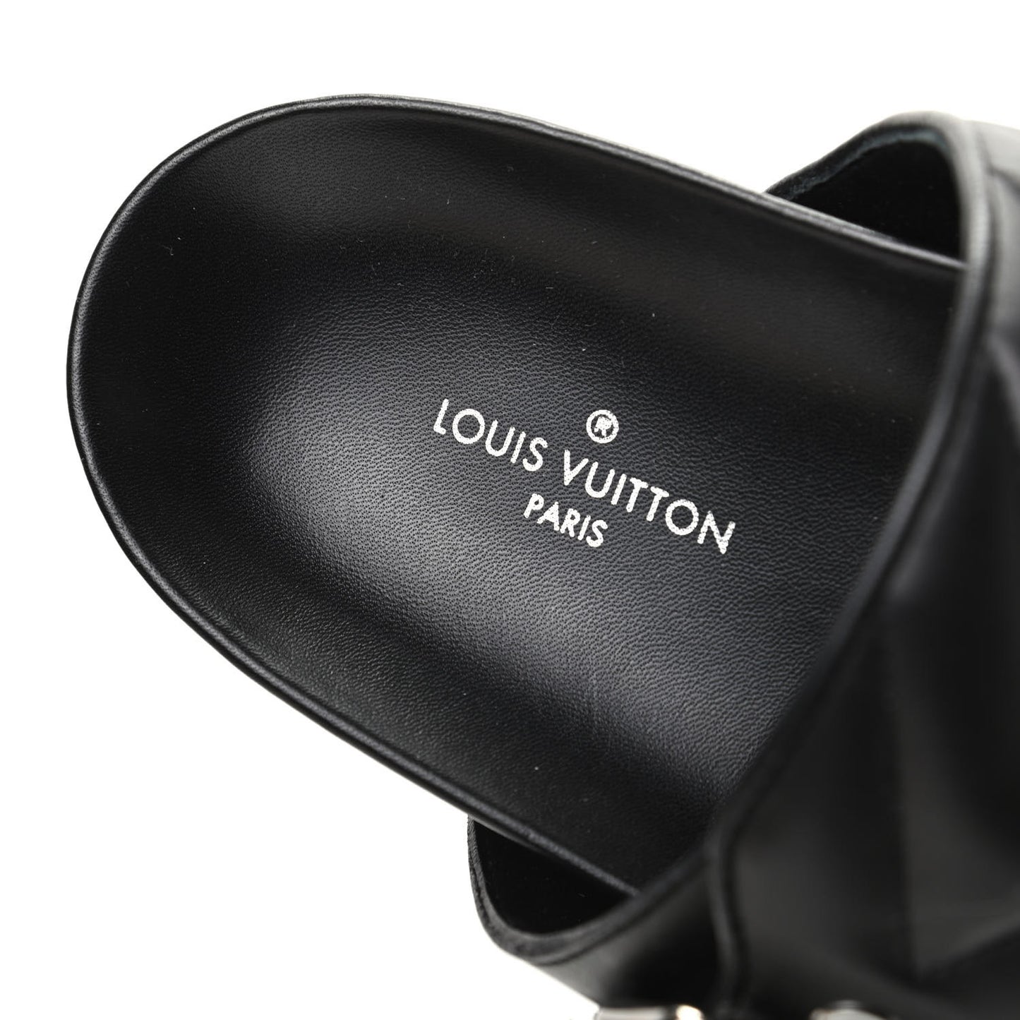 Calfskin New Wave Bom Dia Mule Sandals 37 Black