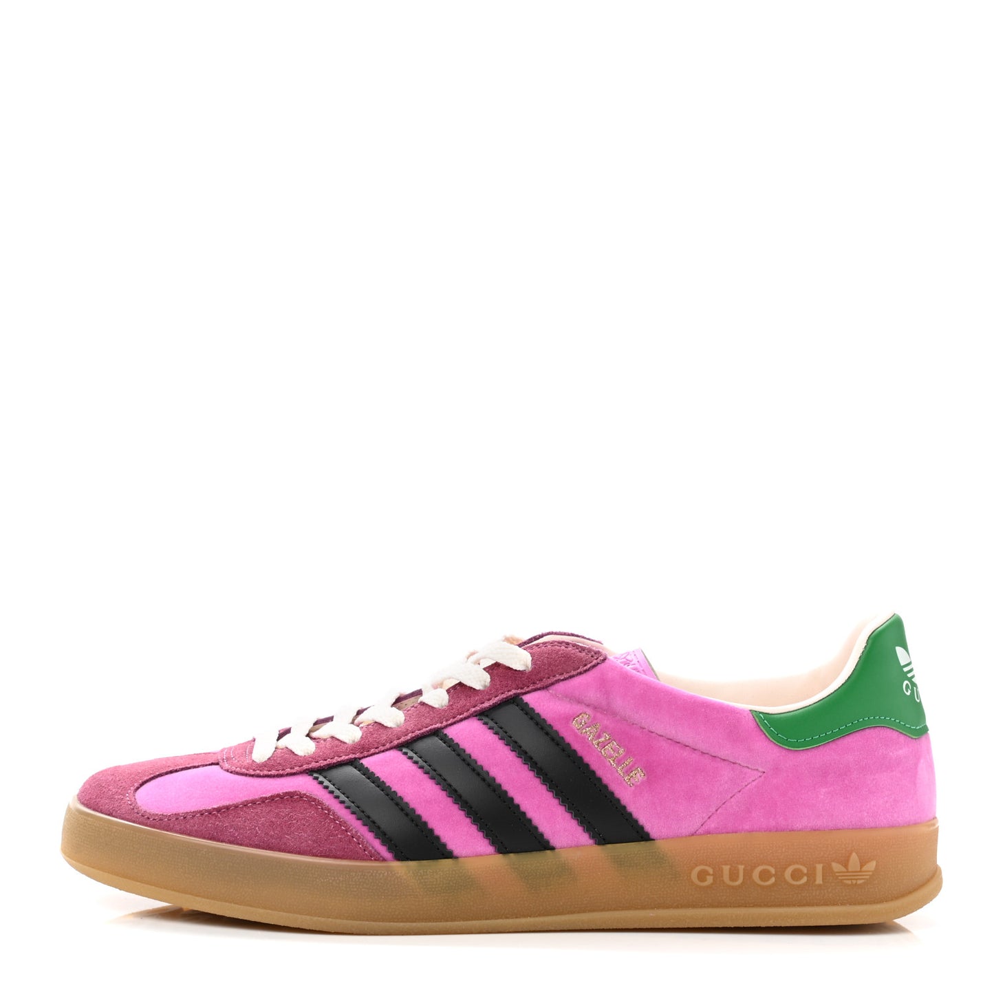 X ADIDAS Softy Velvet Suede Madeira Demetra Mens Gazelle Sneakers 10 Peonia Rose Blossom Black New Shamarock