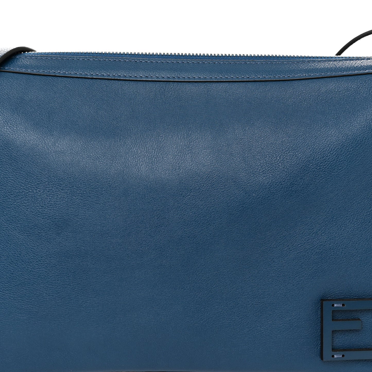 Vitello Medium Simply Fendi Shoulder Bag Blue
