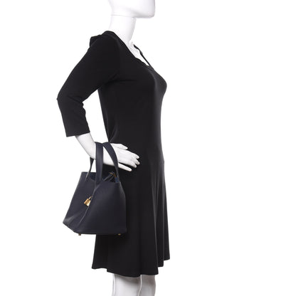 Hermes Taurillon Clemence Picotin Lock 18 PM Bleu Nuit 2 of 9