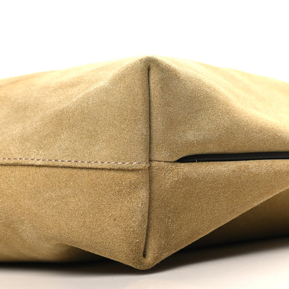 Loewe Suede Calfskin Large Flamenco With Chain Gold 9 of 9