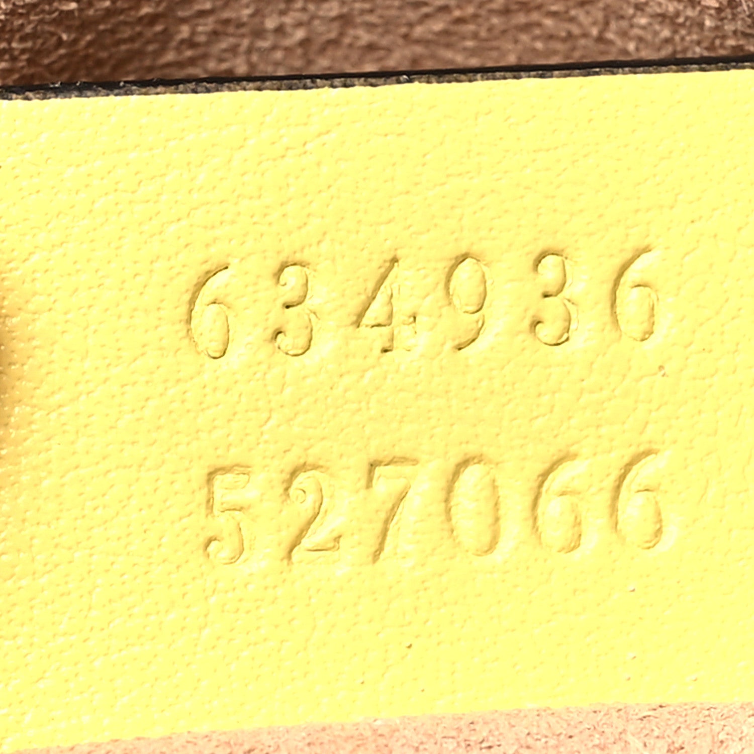 Gucci Calfskin Matelasse Mini GG Marmont Chain Shoulder Bag Banana 7 of 10