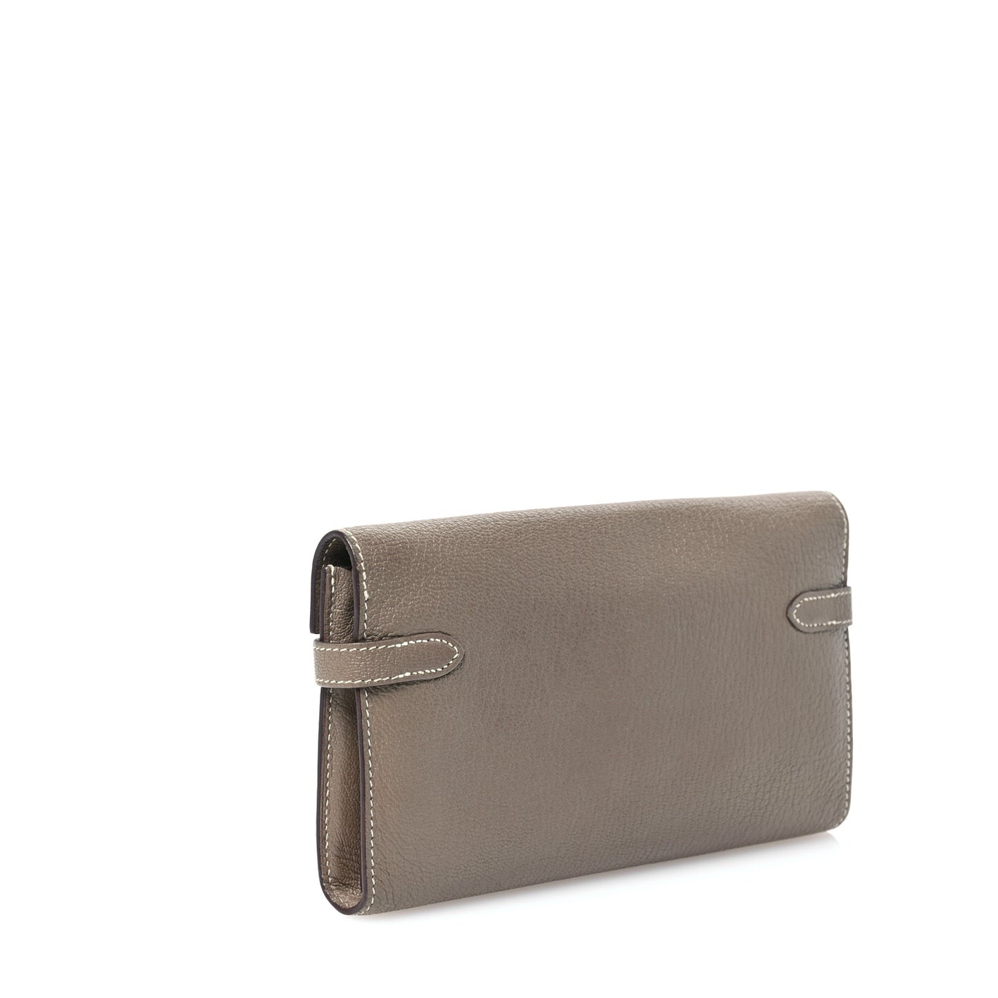 Chevre Mysore Kelly Longue Wallet Etoupe