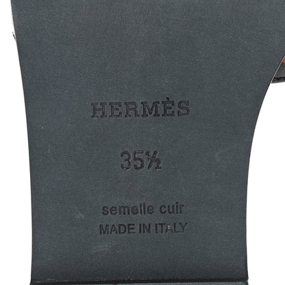 Hermes Calfskin Printed Brides de Gala en Desordre Oran Sandals 35.5 Multicolor Rose Aube 8 of 9