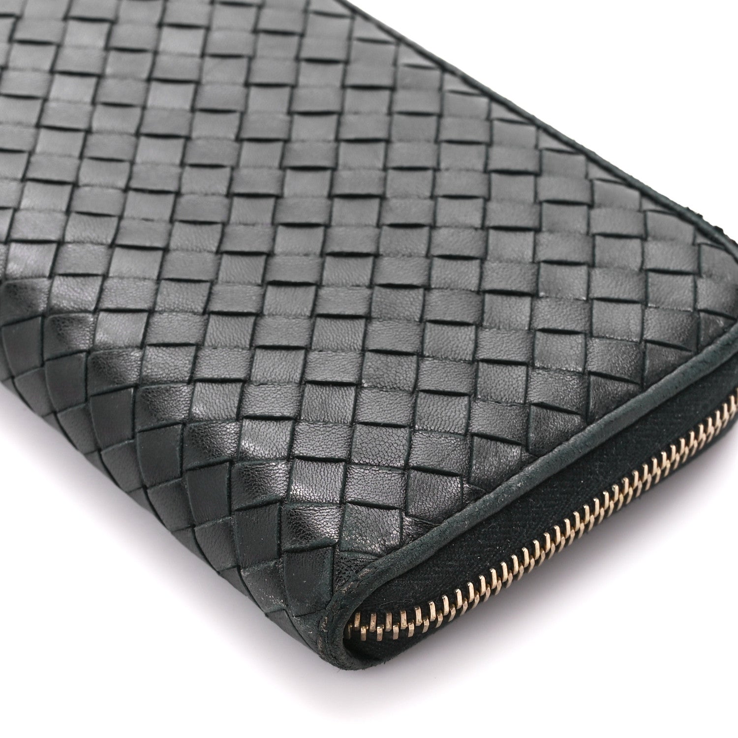 Bottega Veneta Nappa Intrecciato Zip Around Wallet Black 11 of 11