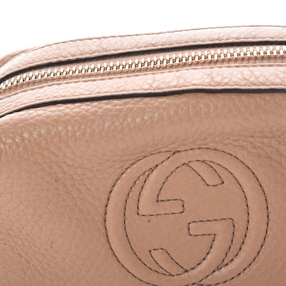 Gucci Pebbled Calfskin Soho Small Cosmetic Case Camelia 13 of 15