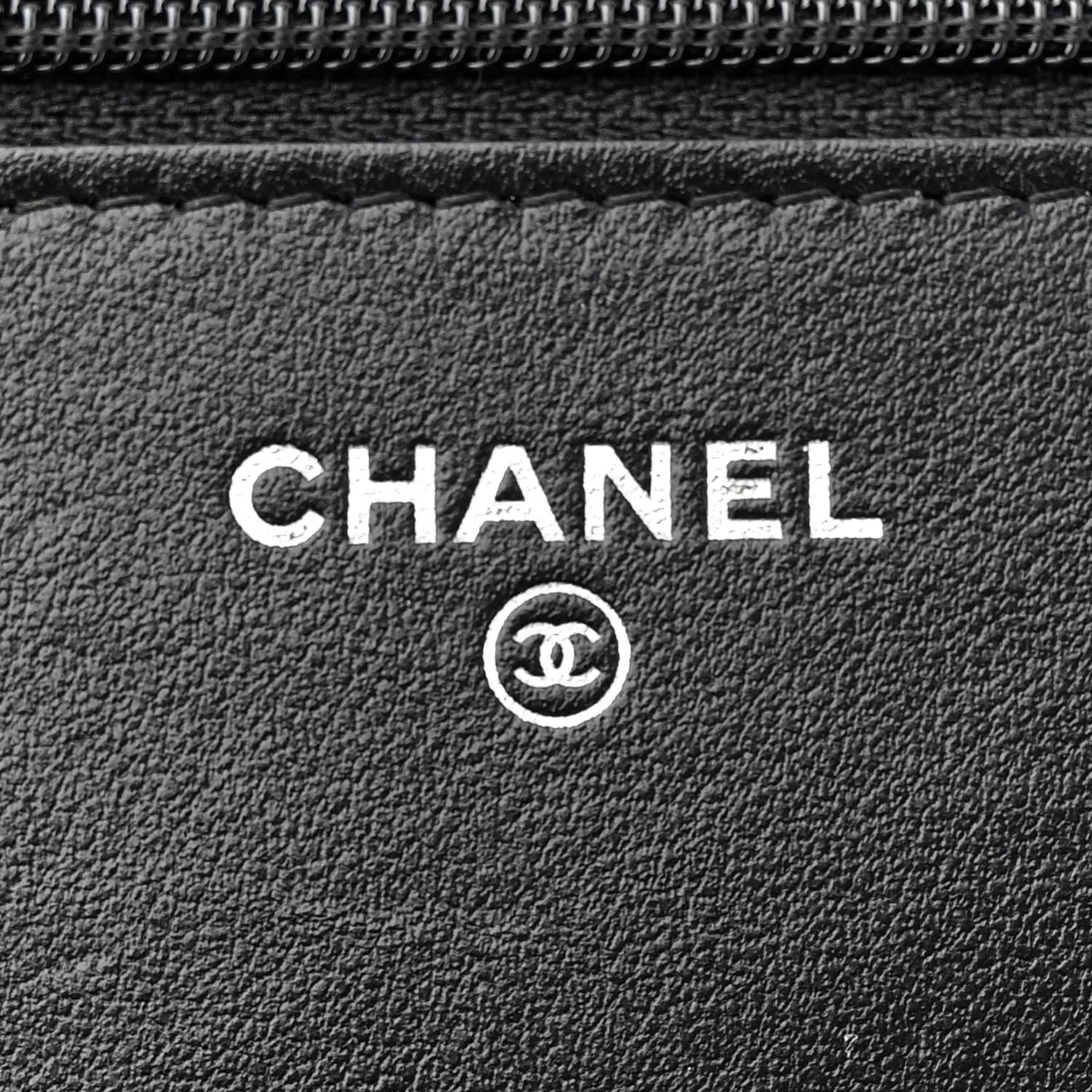 Chanel Aged Calfskin Quilted Gabrielle Wallet On Chain WOC Black 6 of 11