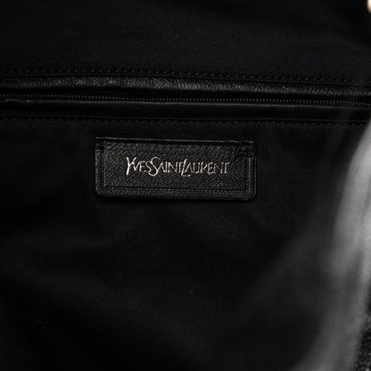 Saint Laurent Stingray Embossed Large Roady Hobo Black 6 of 10