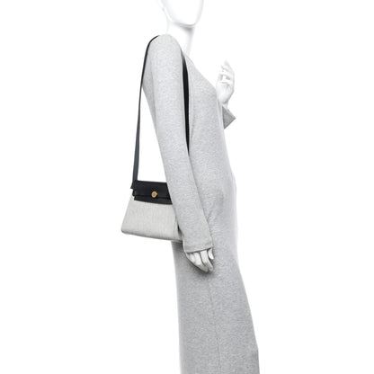 Hermes Military Toile Vache Hunter Herbag Zip Retourne 20 Ecru Black 2 of 11
