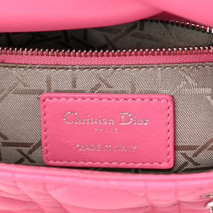 Christian Dior Lambskin Cannage Mini Lady Dior Sorbet 6 of 10
