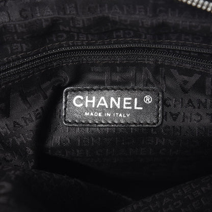 Chanel Lambskin Lax Accordion Hobo Black 6 of 7