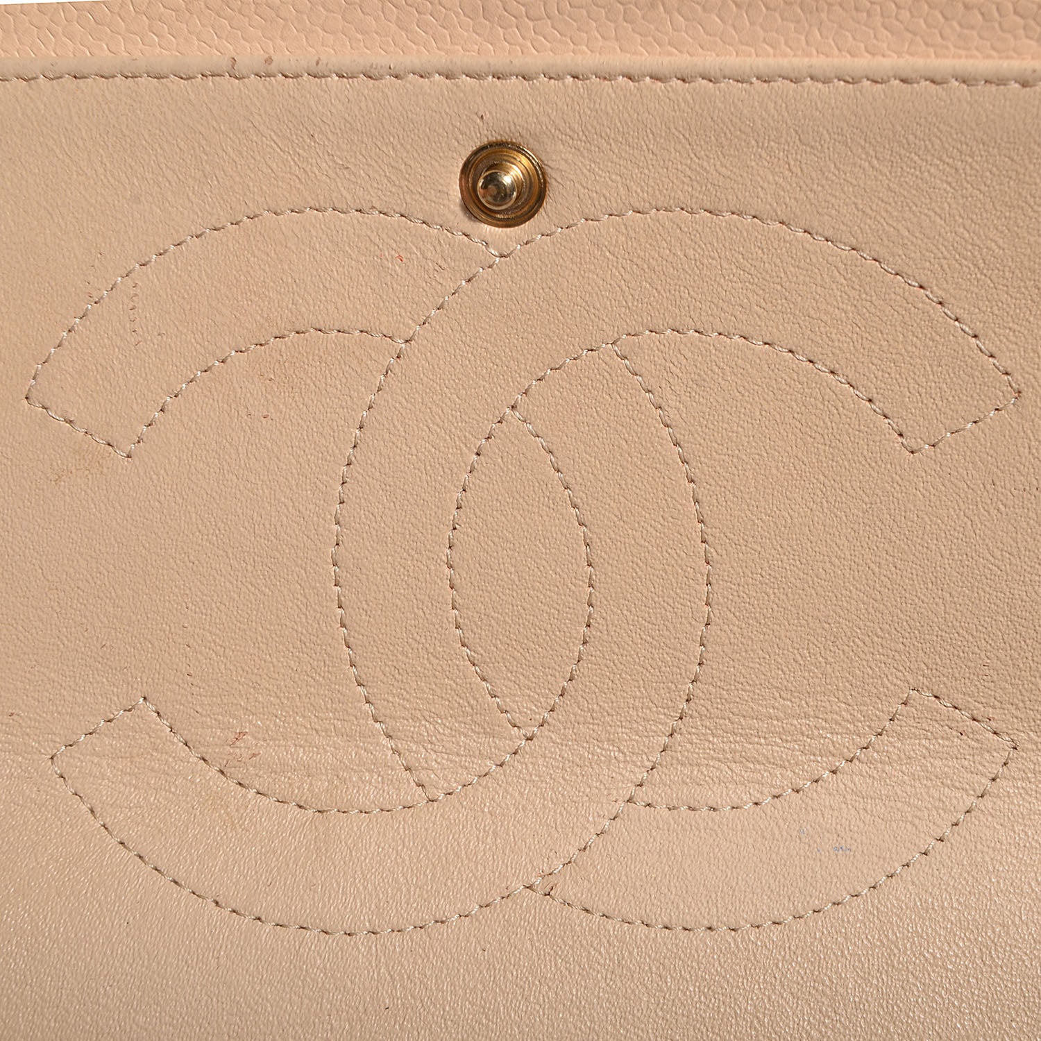 Chanel Caviar Jumbo Double Flap Beige Clair 6 of 8