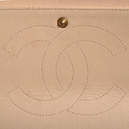 Chanel Caviar Jumbo Double Flap Beige Clair 6 of 8