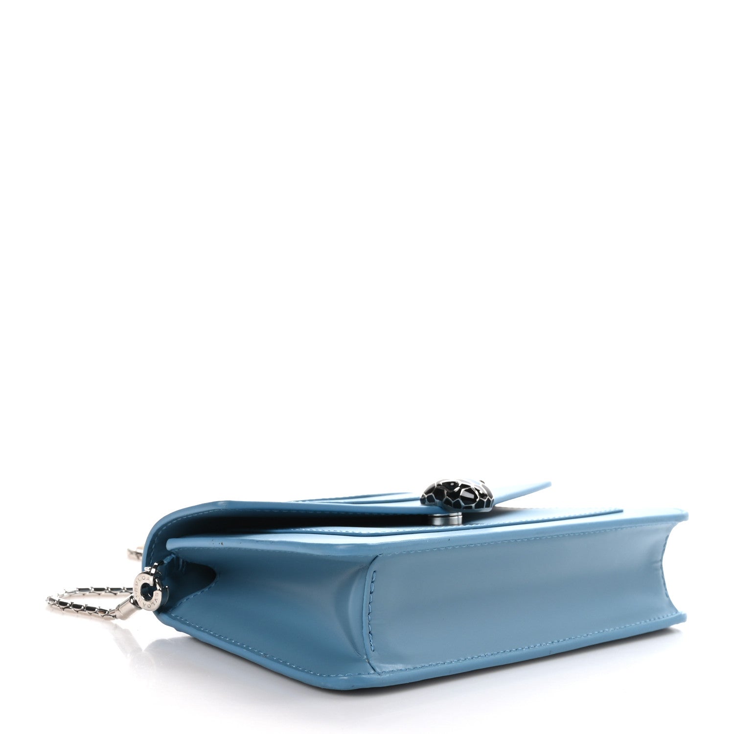 Bulgari Calfskin Serpenti Forever Crossbody Bag Blue 4 of 9