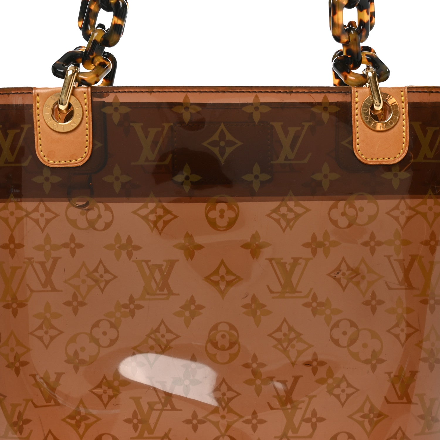 Louis Vuitton Vinyl Cabas Sac Ambre MM 6 of 8