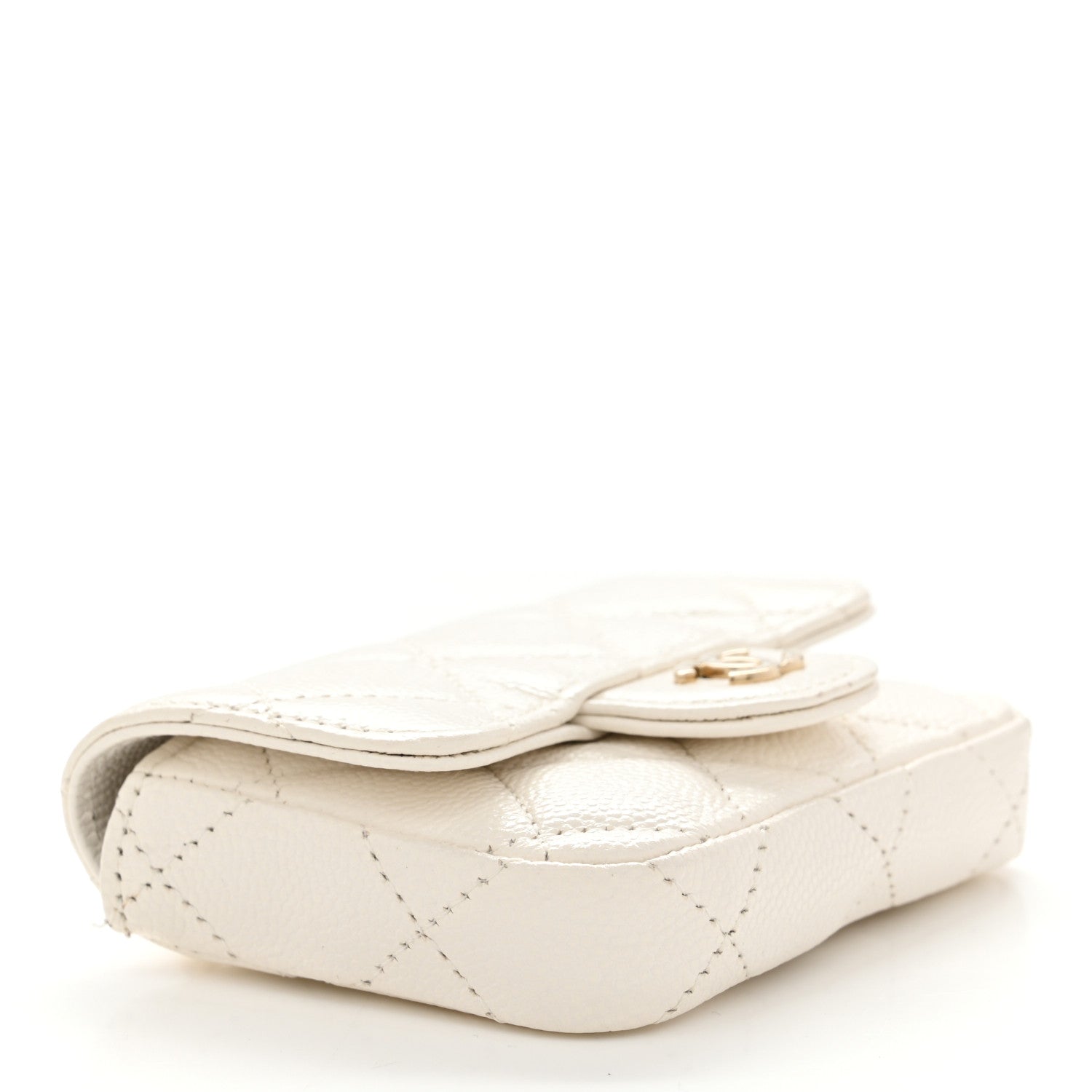 Chanel Caviar Quilted Belt Bag White 4 of 11