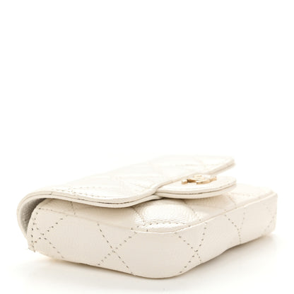 Chanel Caviar Quilted Belt Bag White 4 of 11