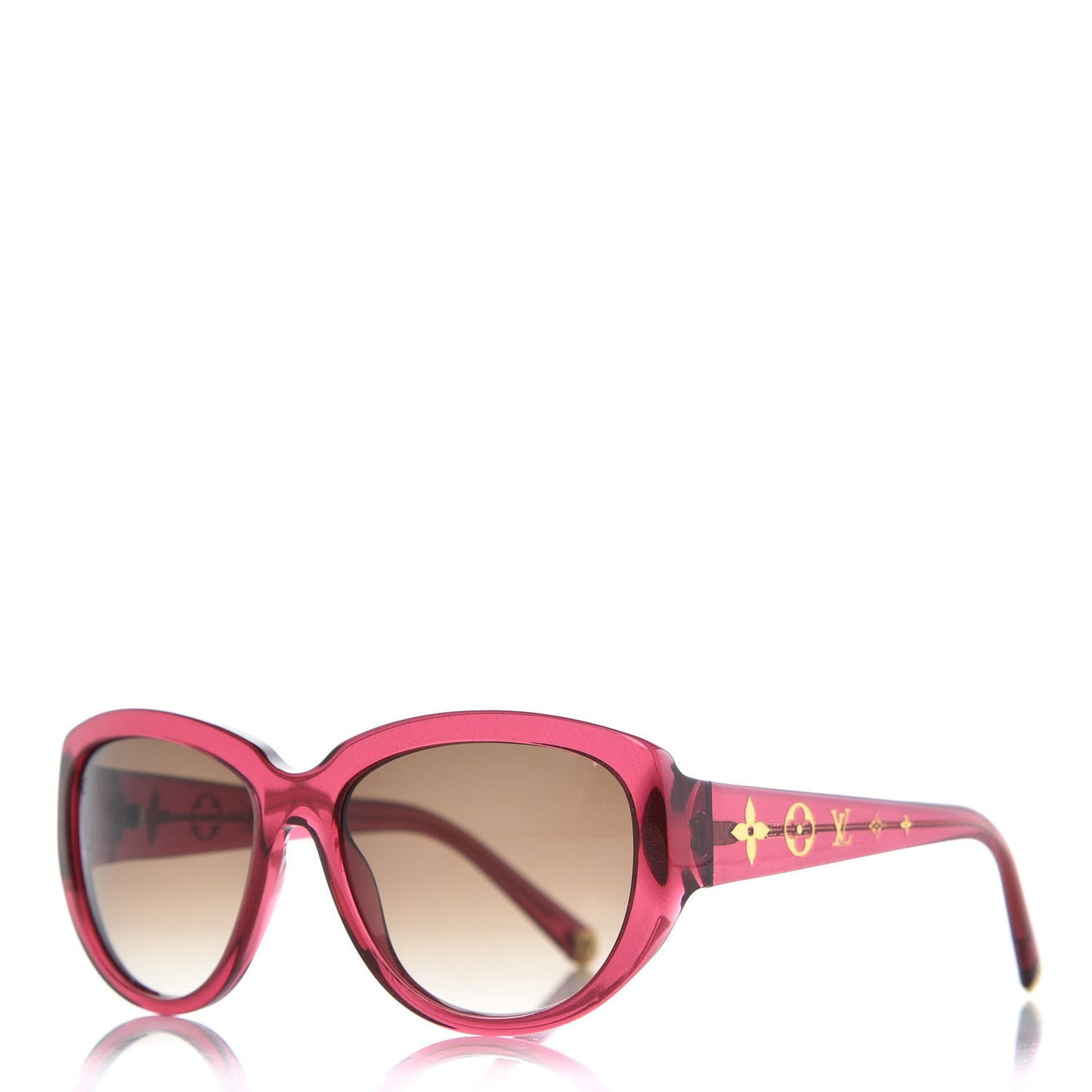 Obsession Cat Eye Sunglasses Z0626W Glitter Fuchsia