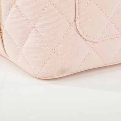 Chanel Canvas Caviar Tassel Tote Light Pink 10 of 10