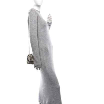 Jimmy Choo Satin Crystal Embellished Micro Bon Bon Bag Silver 2 of 9